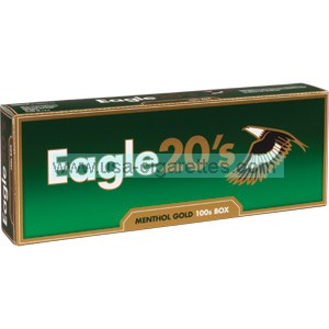 Eagle 20's Menthol Gold 100's Cigarettes